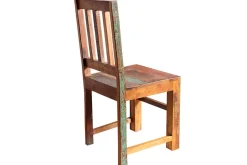 2er Set Massiver Holz Stuhl JAKARTA aus recycelten Fischerbooten