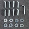 2er Set Tischgestell U-FRAME 70cm Edelstahl gebürstet matt Tischbeine Kufe Esstisch