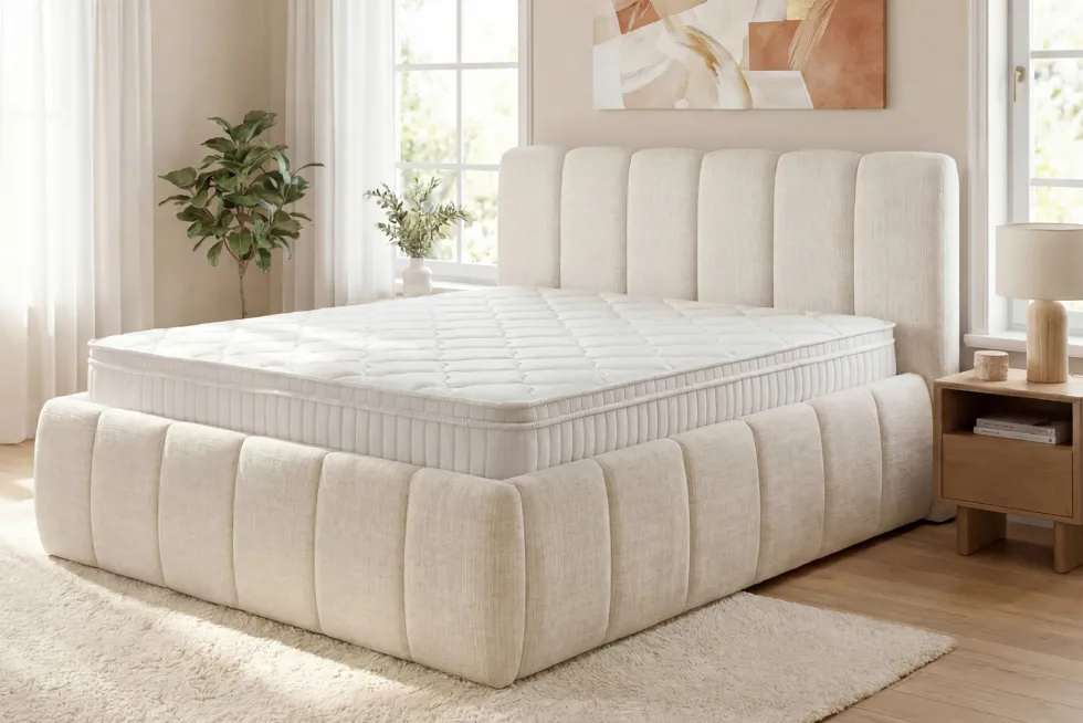 Ergonomische Boxspringmatratze CLOUD FLEX 180x200cm Tonnentaschenfederkern 7-Zonen