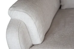 Exklusiver 1er Kinosessel HOLLYWOOD beige Strukturstoff elektrische Liegeposition