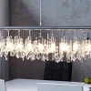 Extravagante Hängelampe DIAMONDS XL 120cm Kristall Lampe mit 9 Leuchten