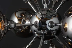 Extravagante Hängeleuchte GALAXY 72cm silber Hängelampe Modern Design