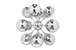Extravagante Hängeleuchte GALAXY 72cm silber Hängelampe Modern Design