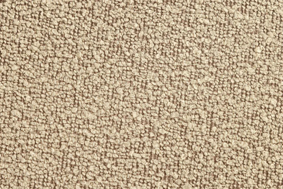 Extravagante Polsterbank VOGUE 115cm taupe Bouclé Sitzbank mit Stauraum
