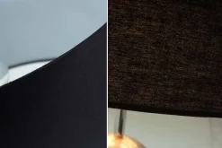 Extravagante Tischlampe SKULL 44cm schwarz Totenkopf Tischleuchte