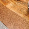 Extravaganter Barschrank SCOOTER 250cm weiß Retro-Konsole Motorroller mit Mangoholz Upcycling