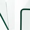 Extravaganter Glas Schreibtisch FANTOME 120cm transparent Esstisch Ganzglastisch