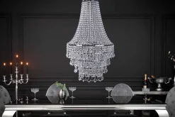 Extravaganter Kronleuchter ROYAL XL 105cm Hängelampe Barock