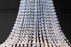 Extravaganter Kronleuchter ROYAL XL 105cm Hängelampe Barock