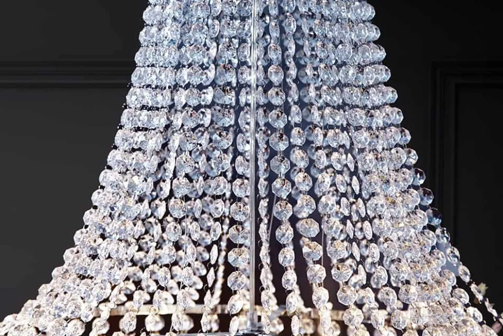 Extravaganter Kronleuchter ROYAL XL 105cm Hängelampe Barock