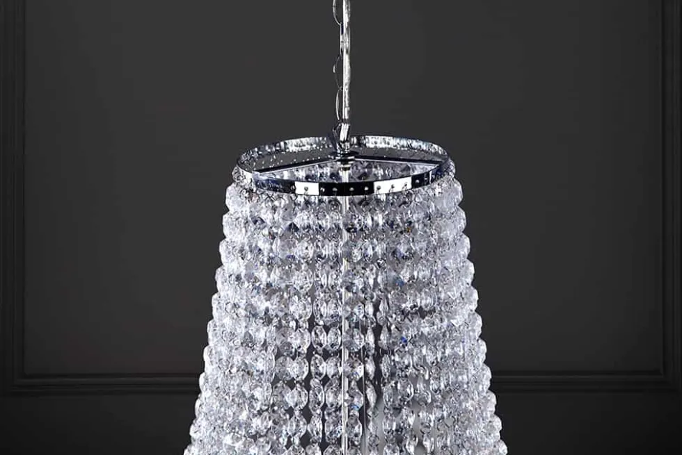 Extravaganter Kronleuchter ROYAL XL 105cm Hängelampe Barock