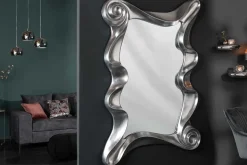 Extravaganter Wandspiegel ALICE 160x106cm silber variabel aufhängbar