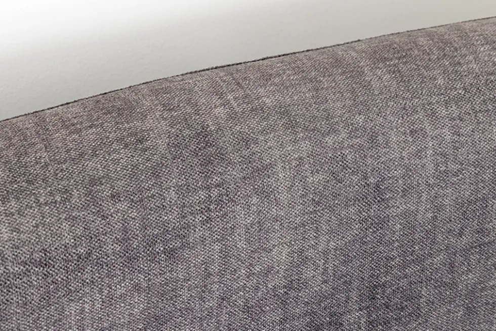 Extravagantes Sofa ELEMENTAL 180cm graphit grau Samt 2-Sitzer Couch organische Form