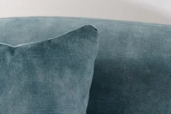 Extravagantes Sofa ELEMENTAL 180cm petrol Samt 2-Sitzer Couch mit Federkern