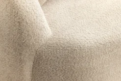 Extravagantes Sofa ELEMENTAL 180cm champagner beige Feinstrick Bouclé 2-Sitzer