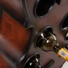 Extravagantes Weinregal CELLO 133cm braun Tannenholz für 10 Flaschen