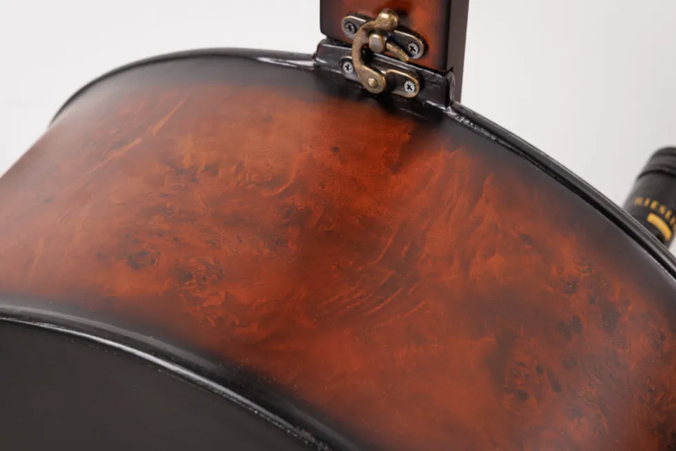 Extravagantes Weinregal CELLO 133cm braun Tannenholz für 10 Flaschen