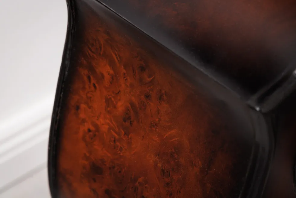 Extravagantes Weinregal CELLO 133cm braun Tannenholz für 10 Flaschen