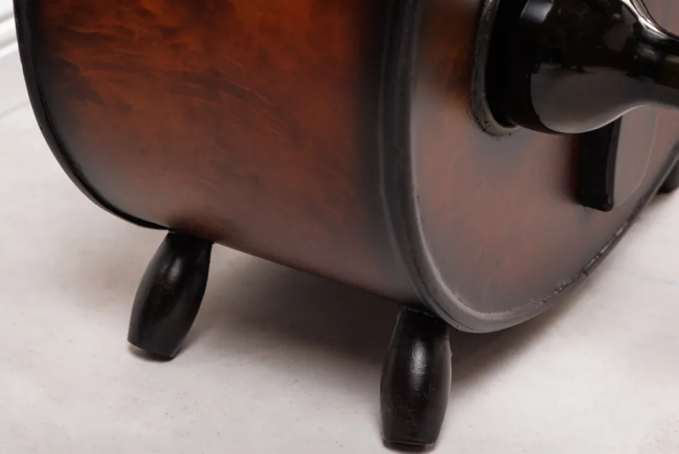 Extravagantes Weinregal CELLO 133cm braun Tannenholz für 10 Flaschen