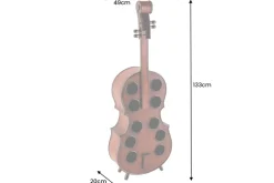 Extravagantes Weinregal CELLO 133cm braun Tannenholz für 10 Flaschen