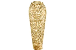 Filigrane Design XXL Vase ABSTRACT LEAF 90cm gold Handarbeit