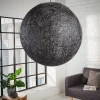 Filigrane Hängelampe COCOONING XL 60cm schwarz Kugelleuchte