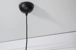 Filigrane Hängelampe COCOONING XL 60cm schwarz Kugelleuchte