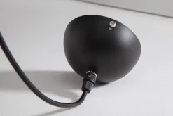 Filigrane Hängelampe COCOONING XL 60cm schwarz Kugelleuchte