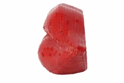 Glamouröse Deko-Figur DISCO LIP 30cm rot Glas-Mosaik-Design handmade