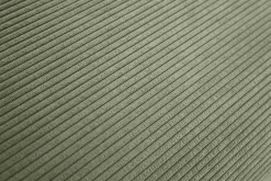 Großer Sitzhocker HEAVEN 100cm grün Cord Sofahocker abnehmbarer Bezug