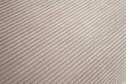 Großer Sitzhocker HEAVEN 100cm greige Cord Sofahocker abnehmbarer Bezug
