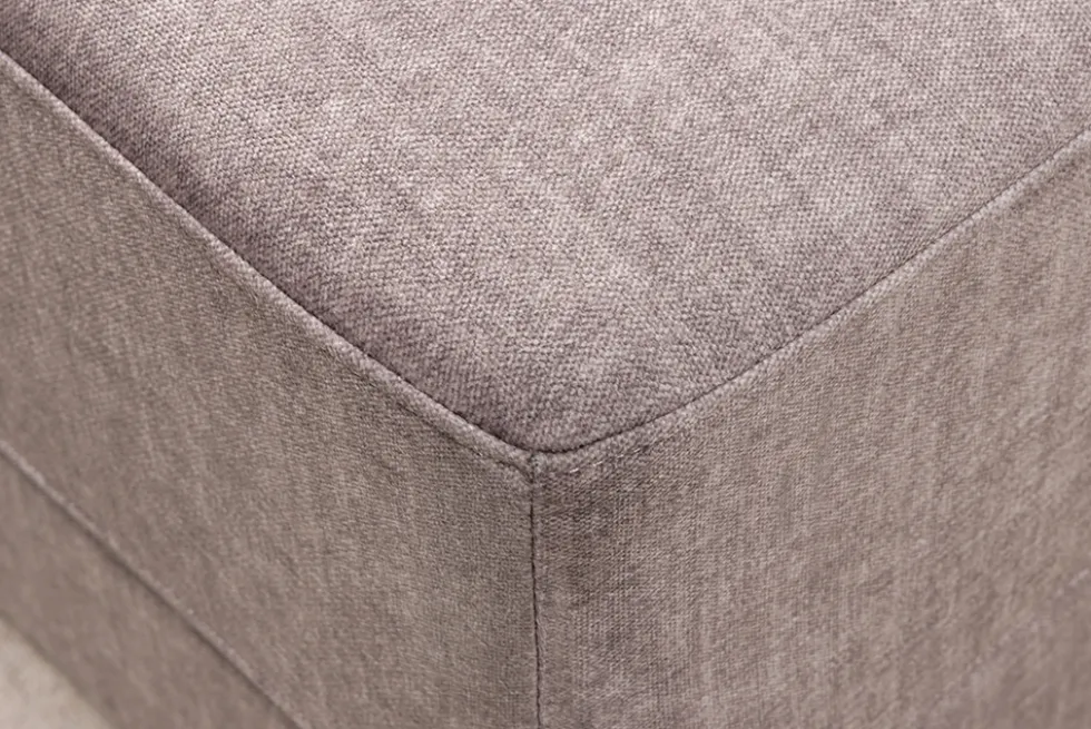 Großes Sofa LOFT 210cm taupe Vogue Velours Samt 3-Sitzer Couch Taschenfederkern