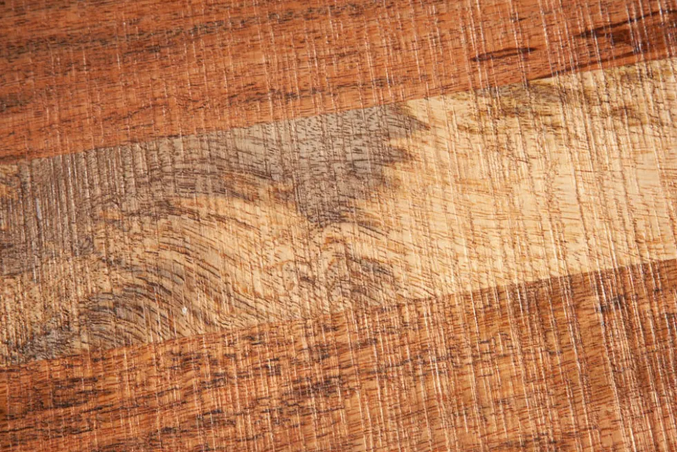 Handgearbeiteter Beistelltisch MAKASSAR 45cm natur Mangoholz Massivholz Nachttisch Regal