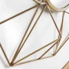 Handgearbeiteter Spiegel DIAMOND L 80cm messing aus Eisen im Retro Design