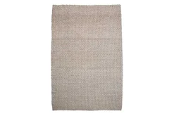 Handgearbeiteter Teppich WOOL 240x160cm beige aus Wolle