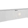 Handgearbeitetes TV-Lowboard GOLDEN SUNSET 180cm schwarz mit 3D Schnitzereien gold Mangoholz massiv Metallfüße