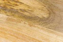Handgefertigte Schale PURE NATURE 40cm natur Mangoholz rund mit Deckel Schmuck-Dose