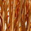 Handgefertigte Stehlampe NATURAL PARAVENT 180cm Longan-Holz Raumtrenner