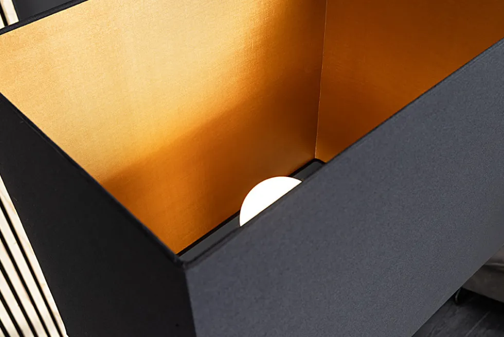 Handgefertigte Stehlampe DESIGNED BY NATURE 165cm natur schwarz Regenbaumholz