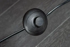 Handgefertigte Stehlampe DESIGNED BY NATURE 165cm natur schwarz Regenbaumholz