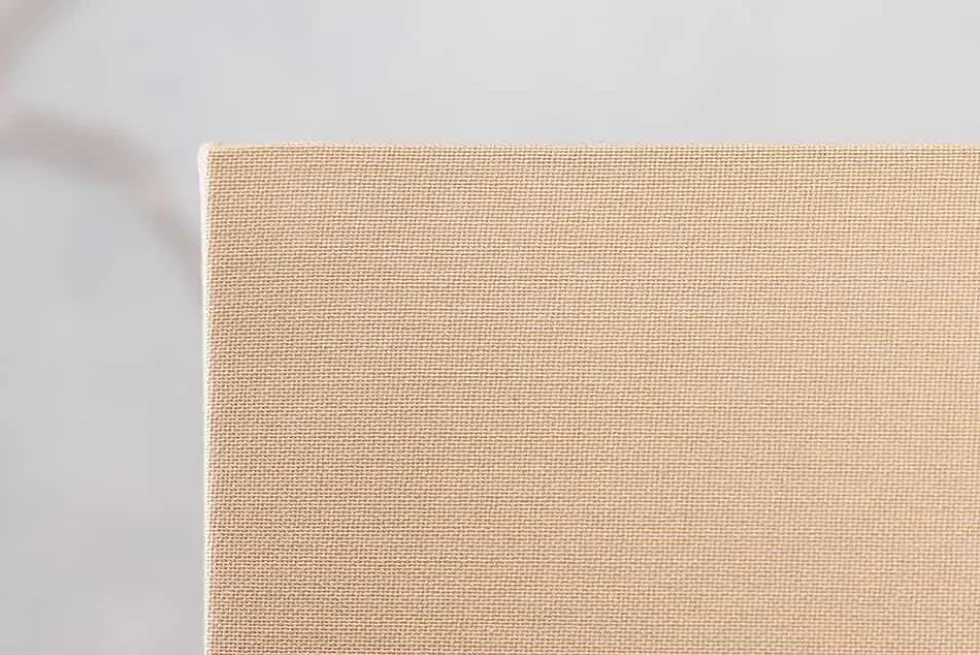 Handgefertigte Stehlampe EUPHORIA 165cm natur Longanholz beige mit Lampenschirm