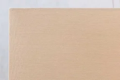 Handgefertigte Tischlampe ROUSILIQUE 80cm natur Eisenholz beige mit Lampenschirm