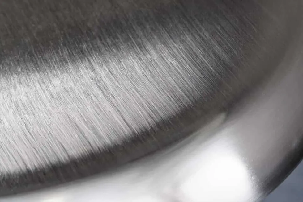 Höhenverstellbarer Barhocker INDUSTRIAL Chrom gebürstet silber schwarz Metall rund drehbar
