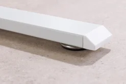 Höhenverstellbarer Schreibtisch WHITE DESK 140cm weiß Metallgestell Bürotisch