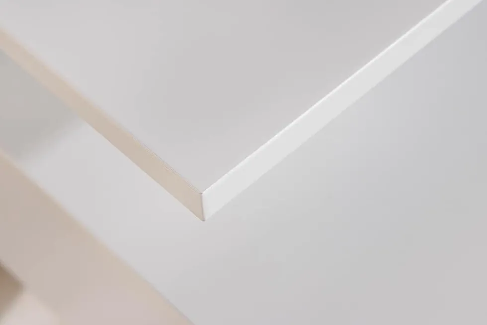 Hängender Nachttisch FLOATING 35cm weiß Regal mit Schublade