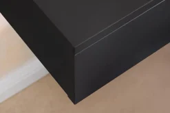 Hängender Nachttisch FLOATING 35cm schwarz Regal mit Schublade