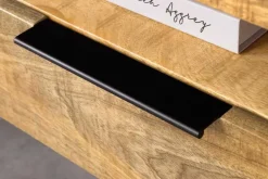 Hängendes TV-Board IRON CRAFT 160cm natur Mango Massivholz drei Schubladen Lowboard