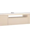Hängendes TV-Board LOFT 160cm natur grau beige greige drei Fächer mit Schublade