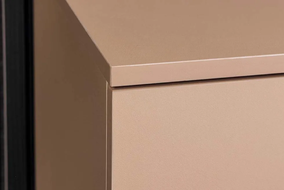 Hängendes TV-Board LOFT 160cm natur grau beige greige drei Fächer mit Schublade