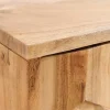 Hängendes TV-Board MYSTIC LIVING 160cm Akazie natur 3D Oberfläche Massivholz